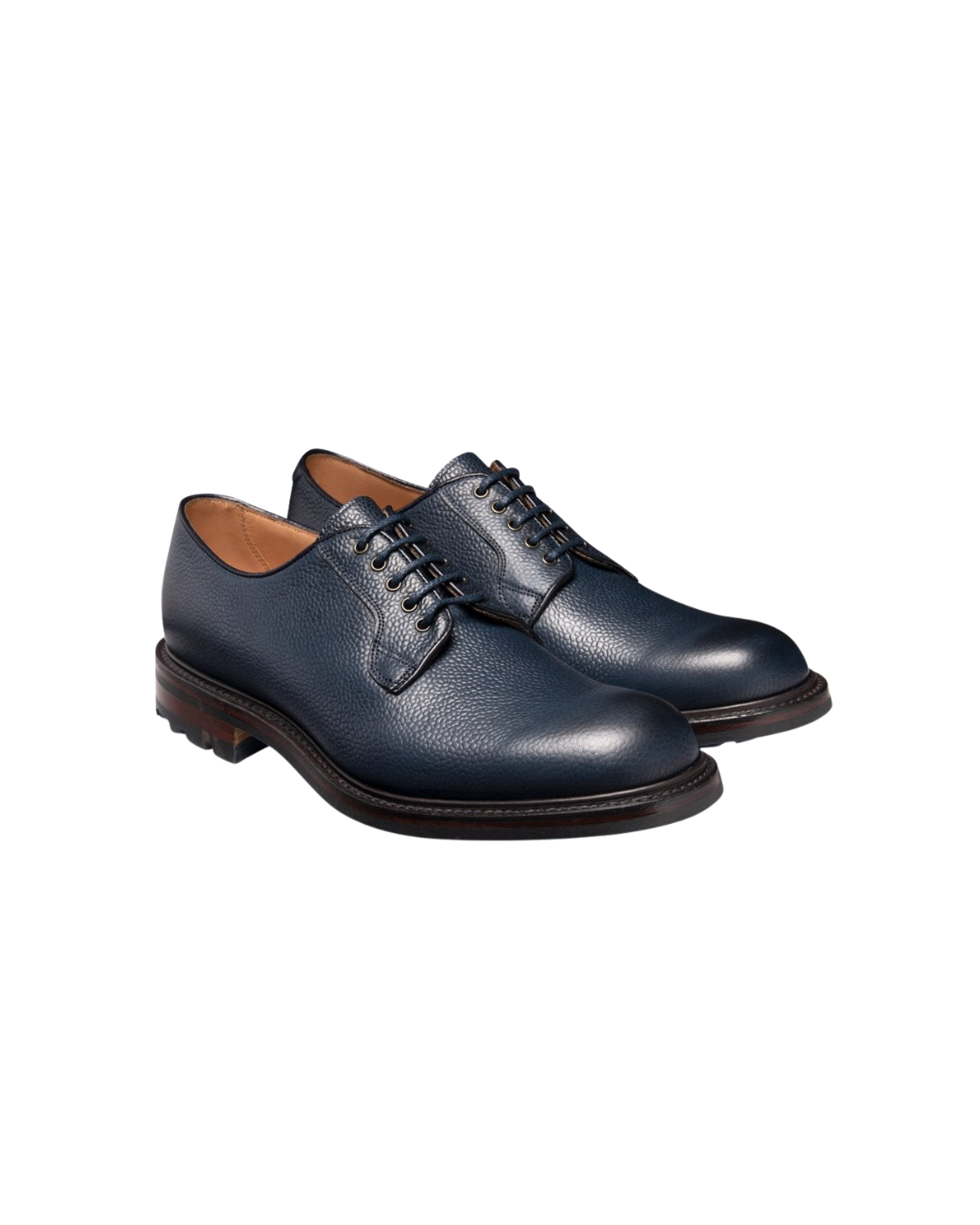 Barker Navy Grain Derby