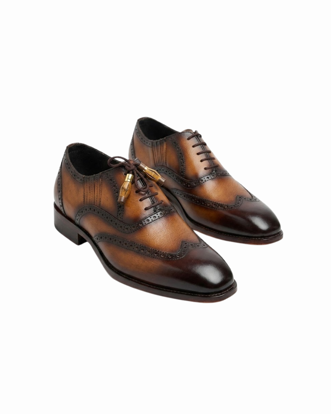 Heritage Burnished Leather Tassel Brogues